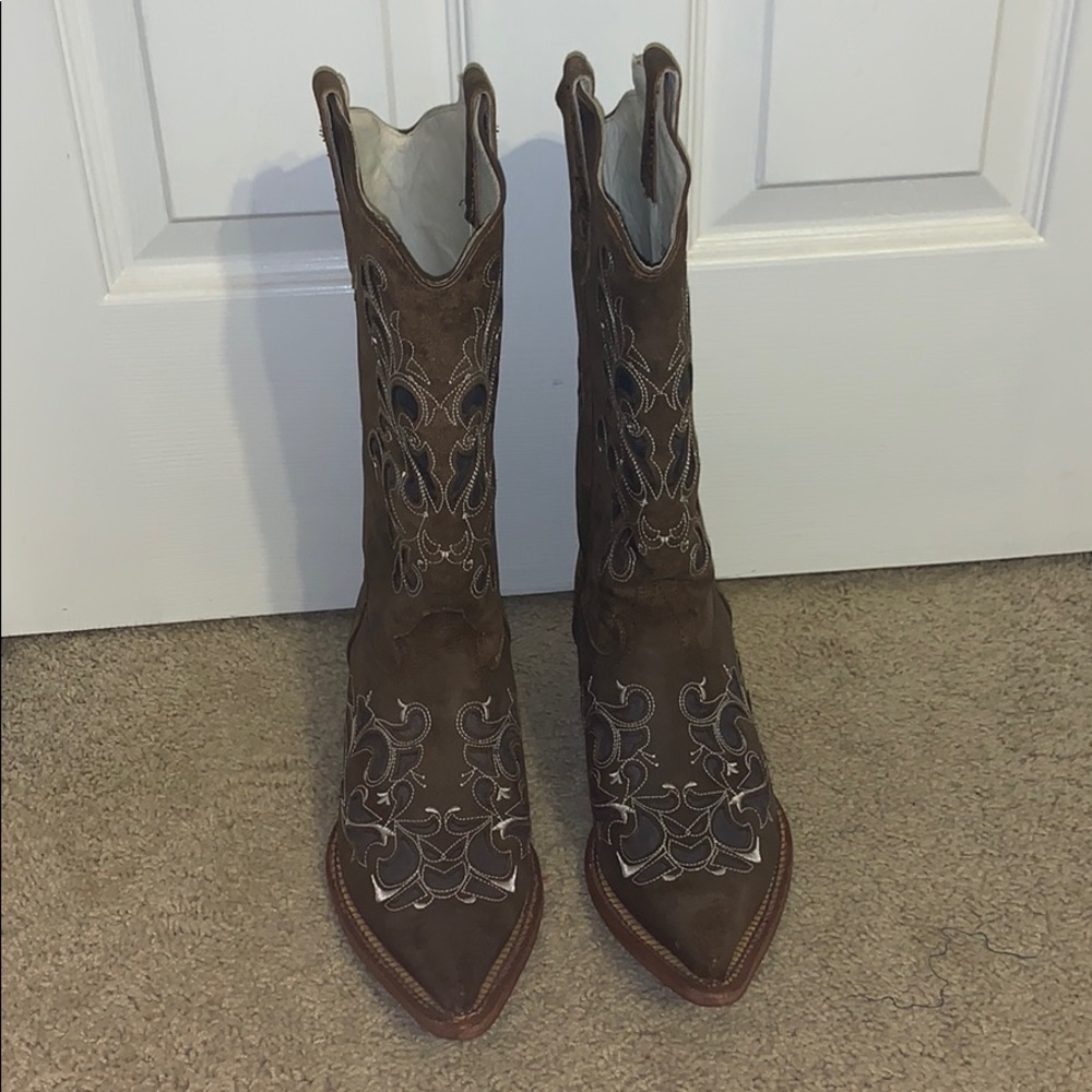 J.B Dillon cowgirl boots. BRAND NEW - Picture 2 of 5